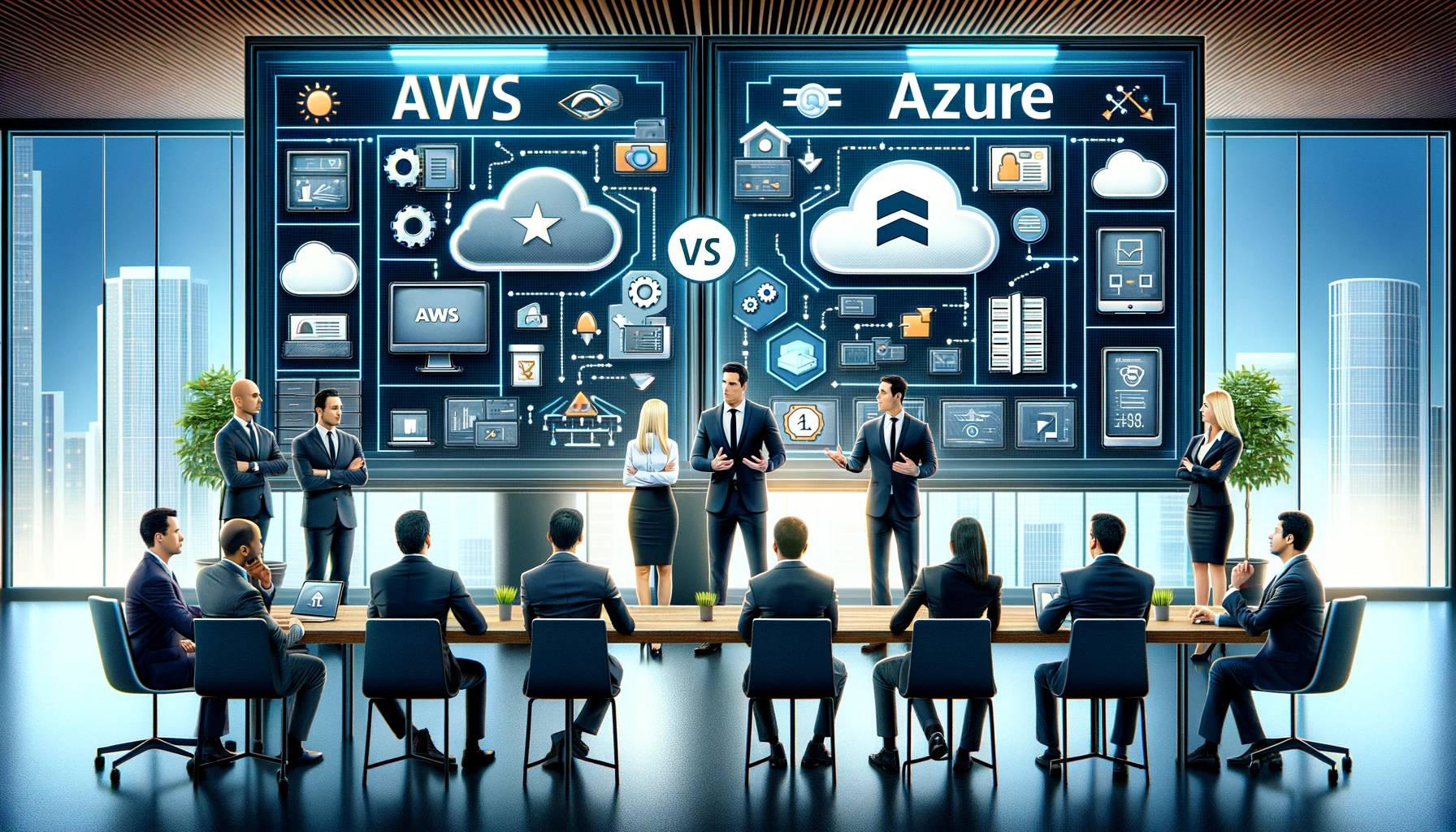 AWS מול Azure: משתמשים חולקים את חוויותיהם וטיפים לבחירת שירות מחשוב לעסקים